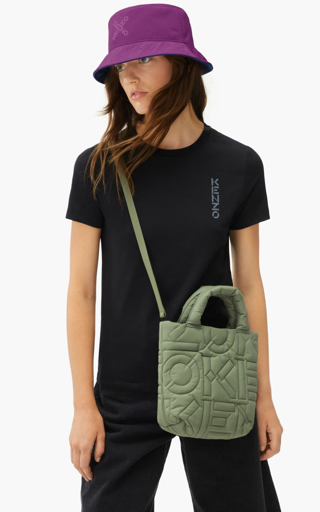 Kenzo Arctik small Bolso Shopping Hombre Verde Claro | 3768541-WQ